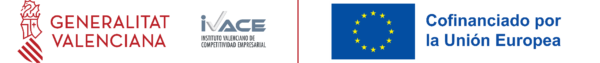 Sellos de IVACE y Cofinanciado por la Unión europea